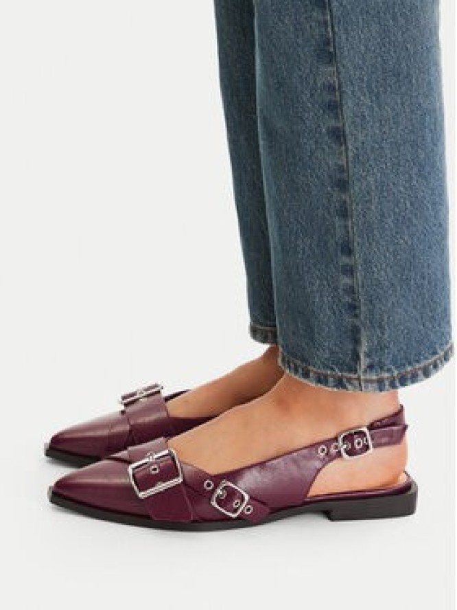 Steve Madden Baleriny SM11003901 Bordowy