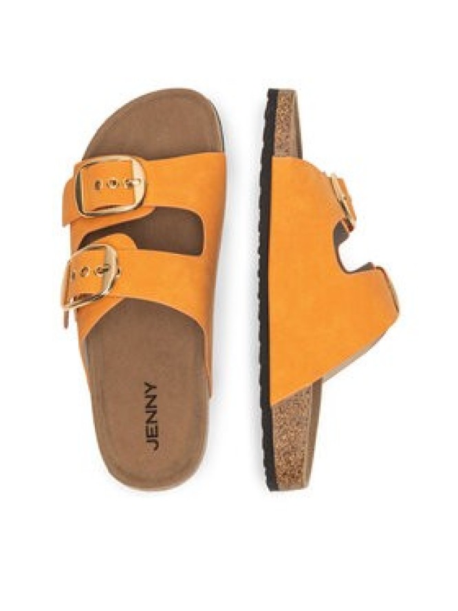 JENNY Klapki LB-P1597-YLD Pomarańczowy