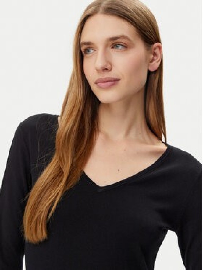 Morgan Sweter 251-MIELO Czarny Slim Fit