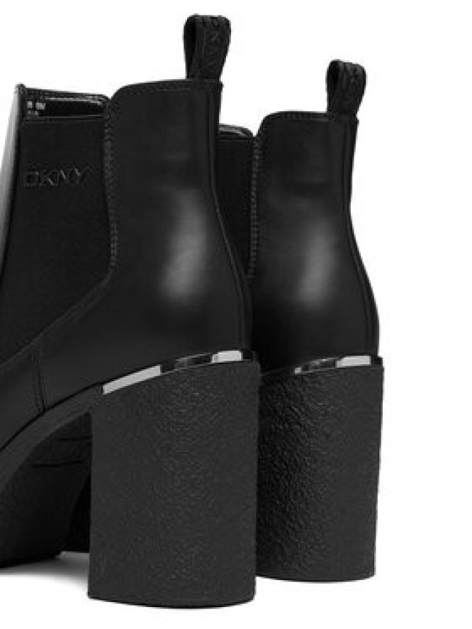DKNY Botki Tarquin Platform B K4554905 Czarny