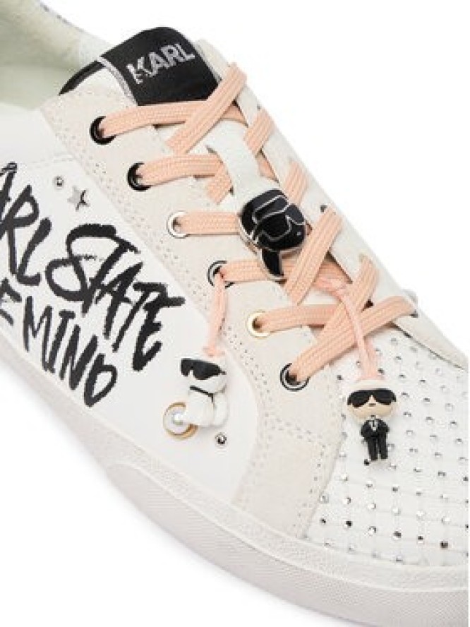 KARL LAGERFELD Sneakersy KL60116S Biały