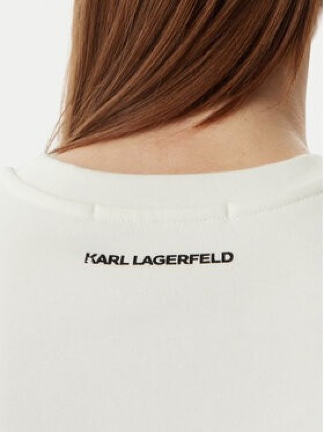 KARL LAGERFELD Bluza A2W20071 Beżowy jasny Regular Fit