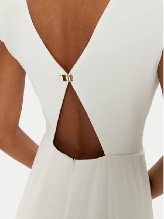 IVY OAK Sukienka wieczorowa Daria IO1100X7272 Biały Slim Fit