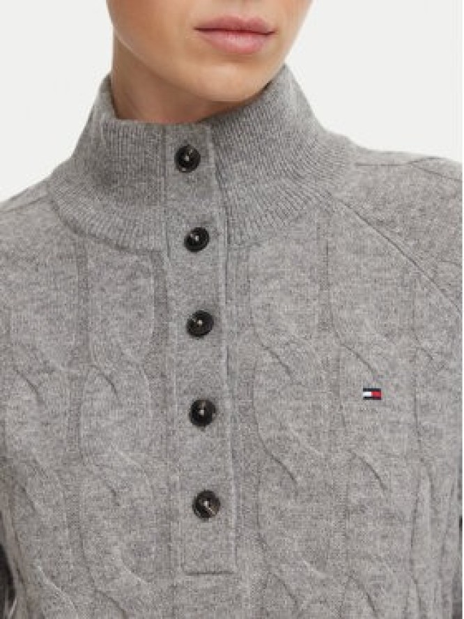 Tommy Hilfiger Sweter WW0WW52189 Szary Regular Fit