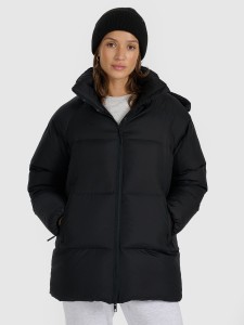 4F Kurtka puchowa z wypełnieniem naturalnym damska - czarna XXL