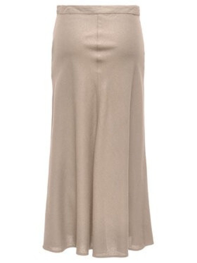 ONLY Spódnica midi Goa 15363690 Beżowy Regular Fit