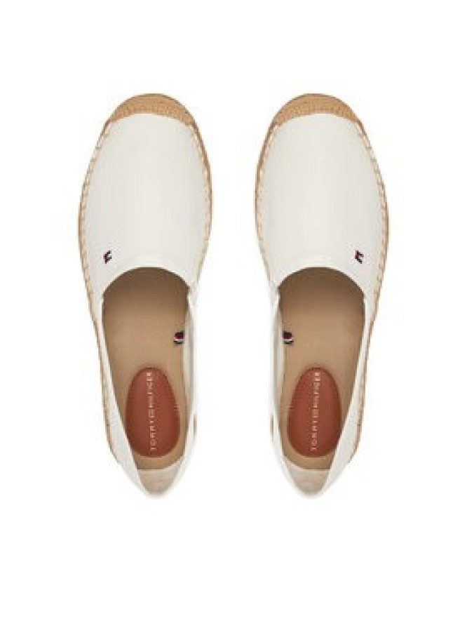 Tommy Hilfiger Espadryle Flag Canvas Espadrille FW0FW08541 Écru