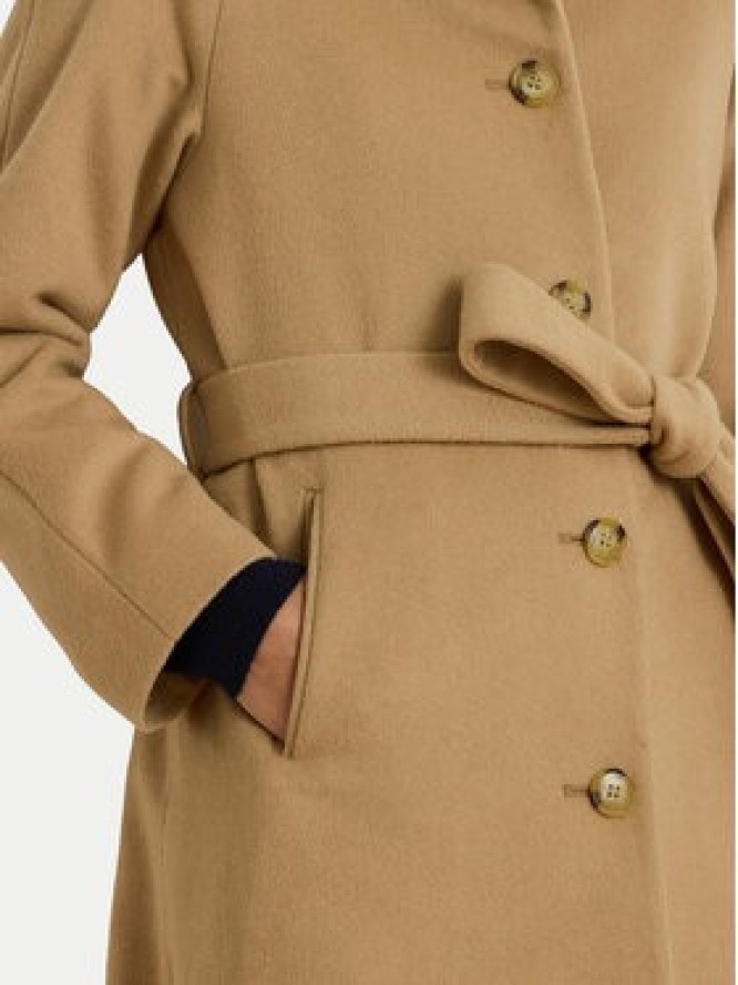 LAUREN RALPH LAUREN Płaszcz wełniany 297P04140002 Beżowy Regular Fit