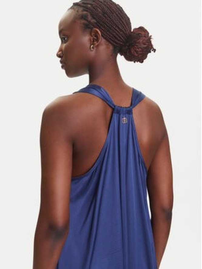 Fracomina Sukienka letnia FS25SD3005W64101 Granatowy Relaxed Fit