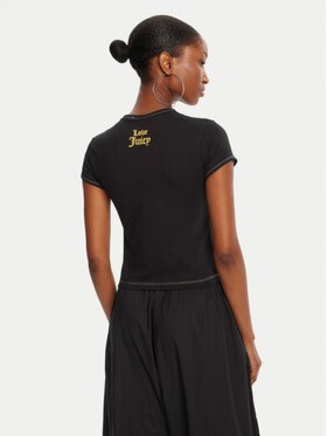 Juicy Couture T-Shirt JCNCT225460 Czarny Regular Fit