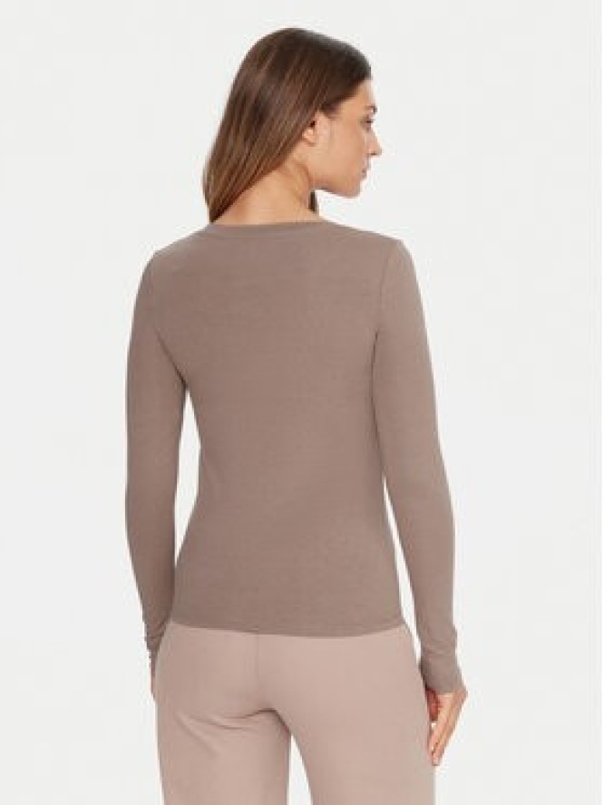 Guess Bluzka O5RI00 KBBU1 Beżowy Regular Fit