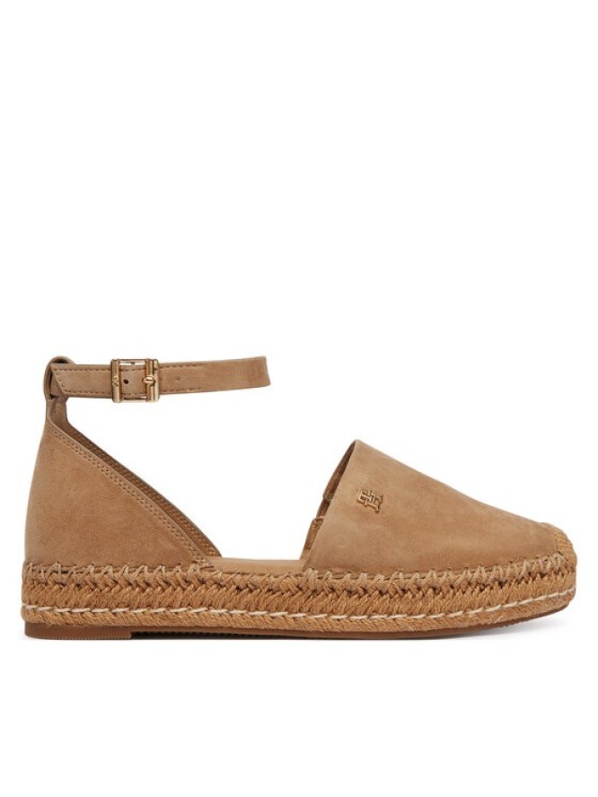 Tommy Hilfiger Espadryle Th Platform Espad Suede Strap FW0FW09144 Beżowy