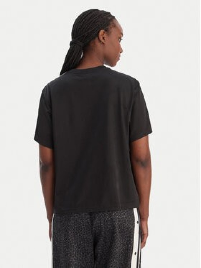 adidas T-Shirt Firebird KD5574 Czarny Loose Fit