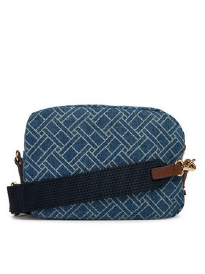 Tommy Hilfiger Torebka Popette Camera Bag Denim Flag AW0AW18610 Niebieski