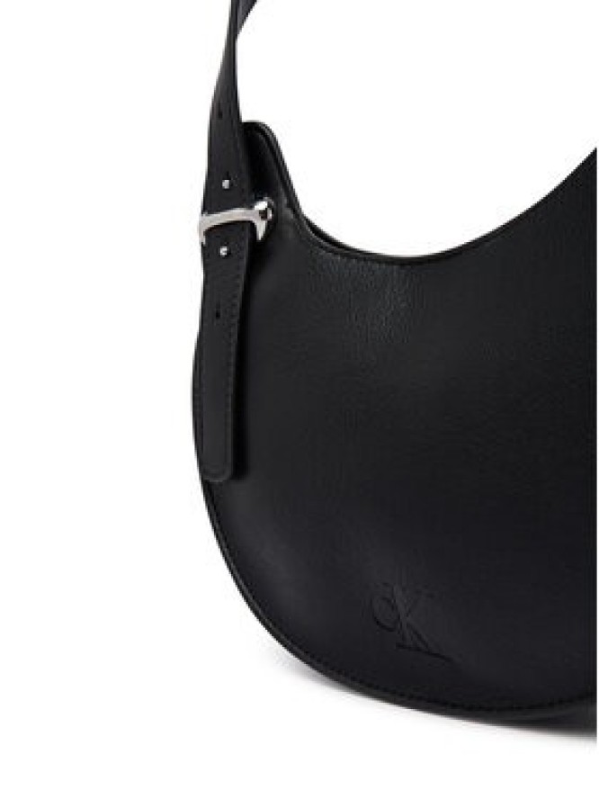 Calvin Klein Torebka Asym Buckle Shoulder Bag LV04F3872G Czarny