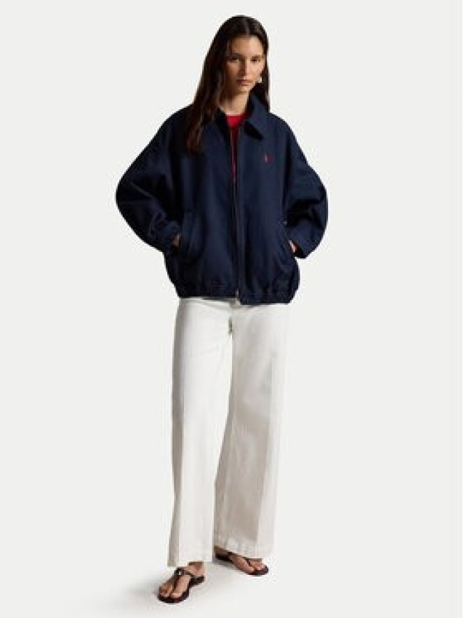 Polo Ralph Lauren Kurtka przejściowa 211A96311002 Granatowy Oversize