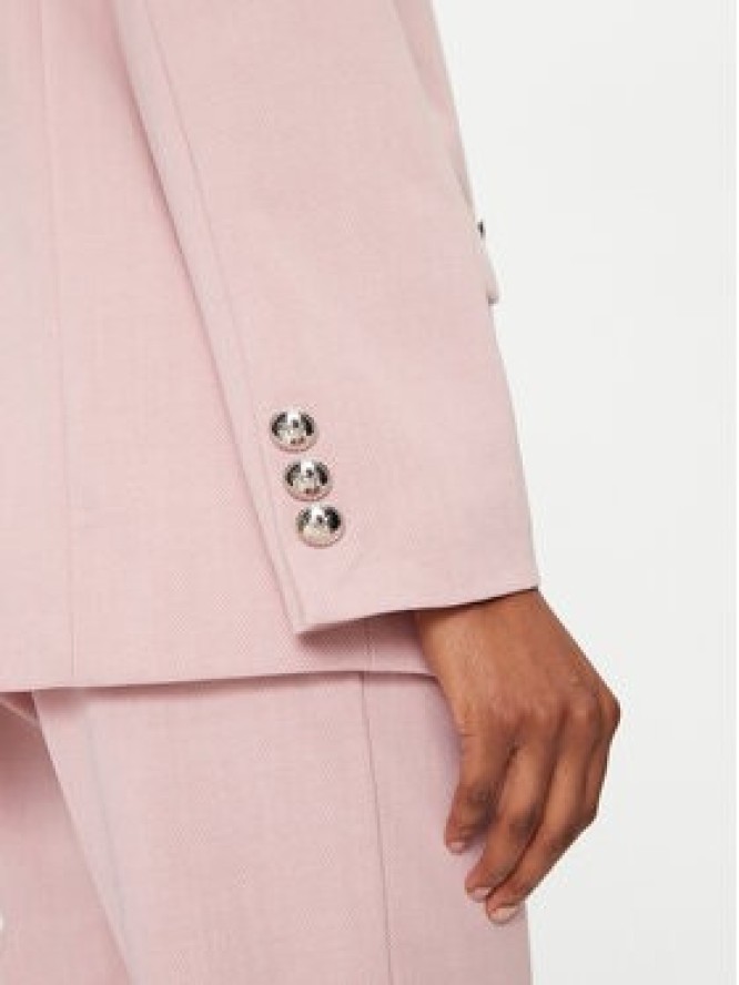 Maryley Marynarka 25EB282/14RS Różowy Regular Fit