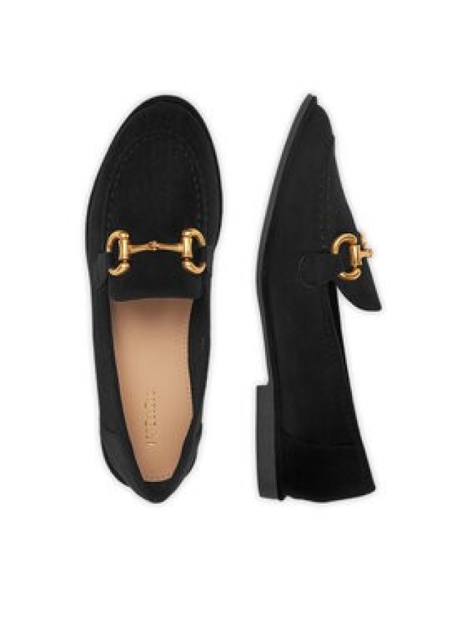 DeeZee Mokasyny 1-141-1 Czarny