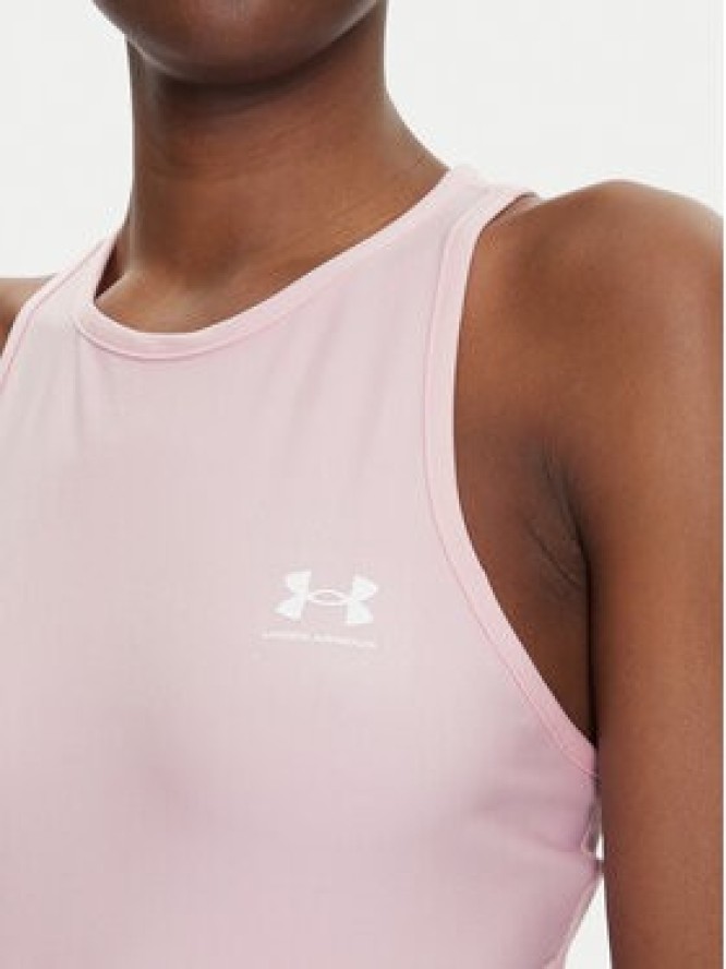 Under Armour Koszulka techniczna HeatGear 1388694 Różowy Slim Fit