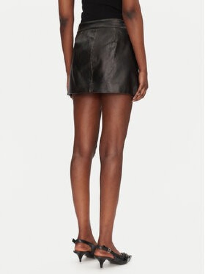 JJXX Spódnica z imitacji skóry Selma 12271904 Czarny Slim Fit