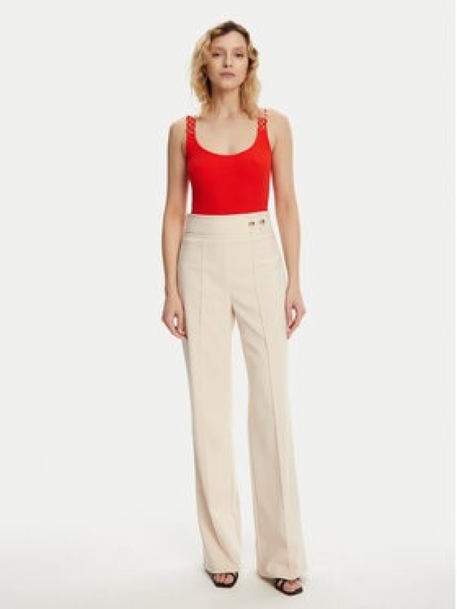 Morgan Top 251-DOUBI Czerwony Slim Fit