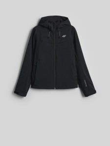 4F Kurtka softshell wiatroodporna damska - czarny M