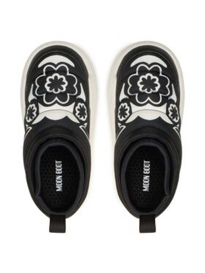 Moon Boot Botki Park Soft Flower 80D2470030 Czarny