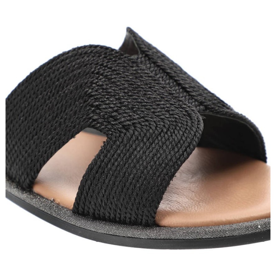 Czarne Klapki Venezia Modne Buty Na Lato