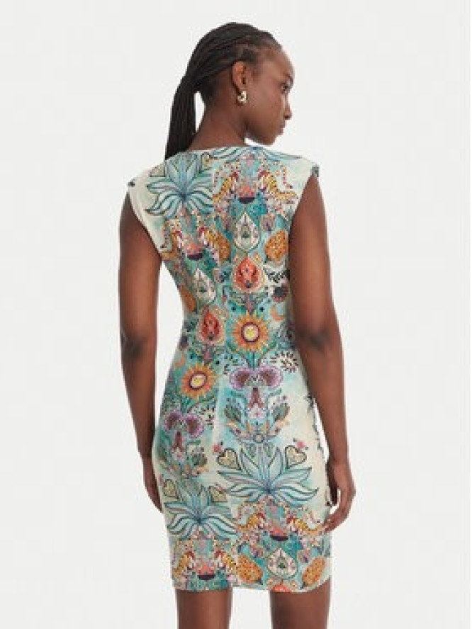 Just Cavalli Sukienka codzienna 80PAOE04 CJ112 Kolorowy Slim Fit