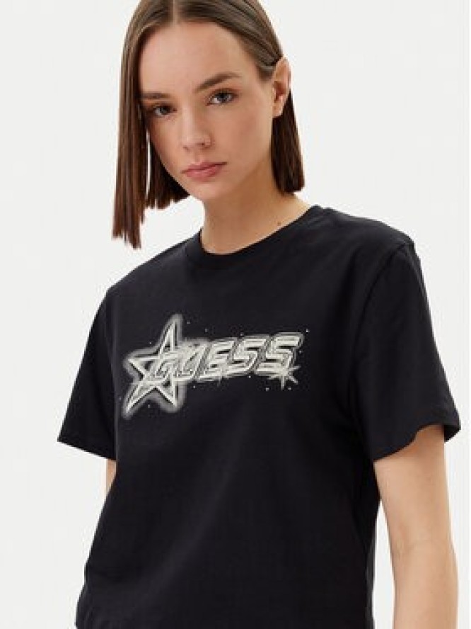 Guess T-Shirt V5GI12 K9RM1 Czarny Boxy Fit