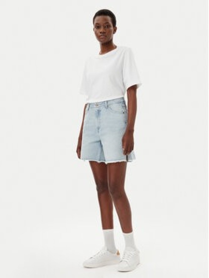 Karl Kani Szorty jeansowe Og Slit 6110098 Niebieski Relaxed Fit