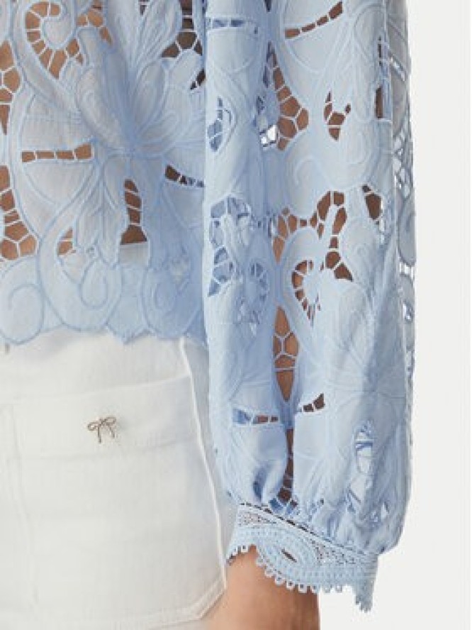 Morgan Bluzka 261-OMBRAK Niebieski jasny Regular Fit