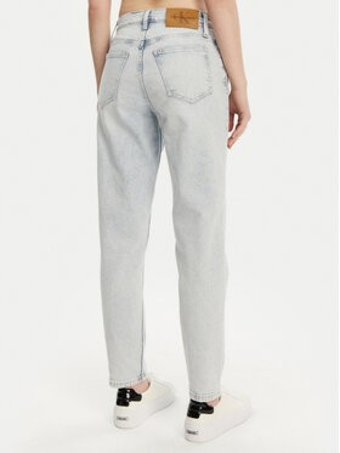 Calvin Klein Jeans Jeansy J20J225139 Niebieski Mom Fit