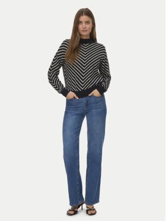 Vero Moda Sweter Capricorn 10331893 Czarny Regular Fit