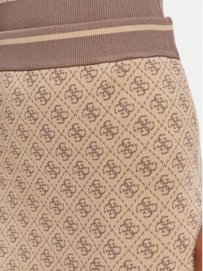 Guess Spódnica ołówkowa W6YD19 Z0961 Beżowy Slim Fit