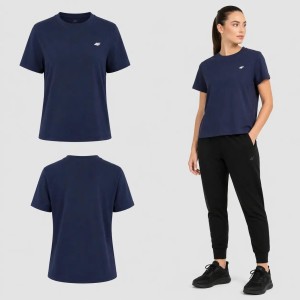 T-SHIRT DAMSKI 4F KOSZULKA SPORTOWA BAWEŁNIANA NA CO DZIEŃ F3310 SS26