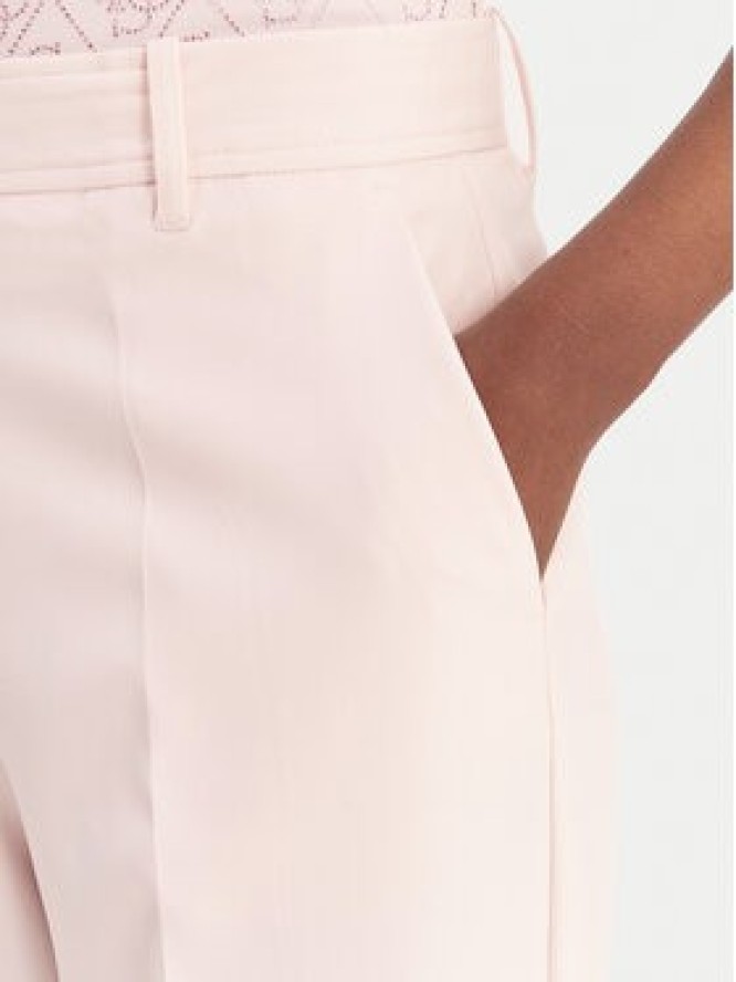 Guess Spodnie materiałowe W6RB02 WH9Y2 Różowy Regular Fit