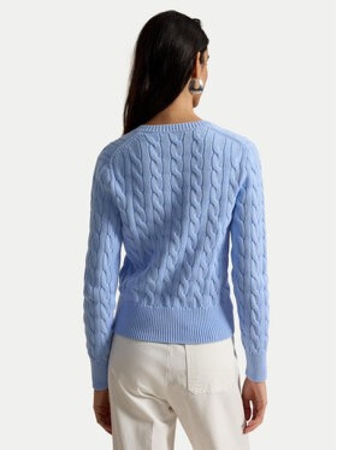Polo Ralph Lauren Kardigan 211971868513 Niebieski jasny Slim Fit