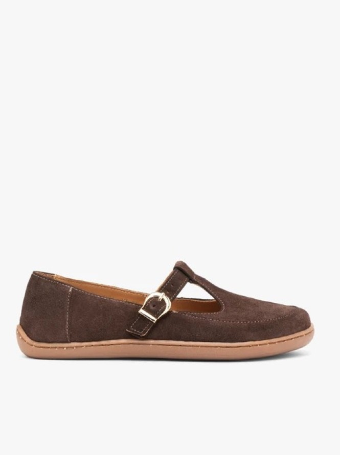 Brązowe baleriny barefoot
