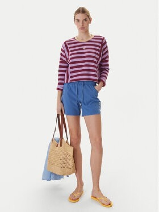 Roxy Bluzka Daylight Dancer ERJKT04403 Fioletowy Relaxed Fit