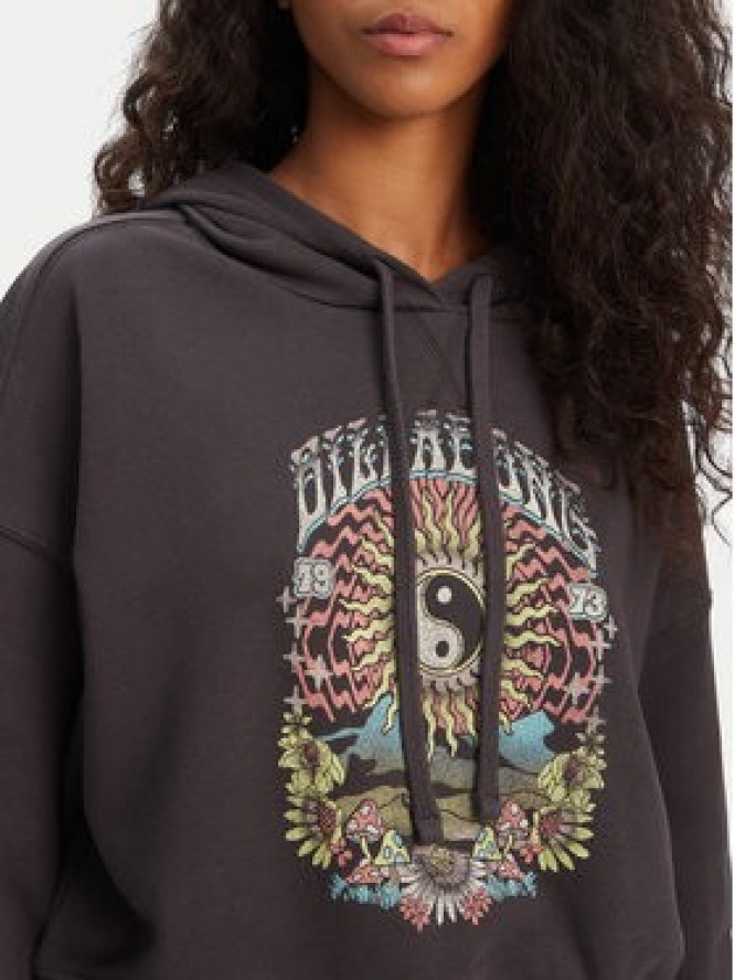 Billabong Bluza All Time EBJFT00146 Czarny Boxy Fit