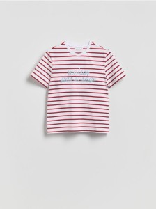 T-shirt z haftowanym napisem - Inny