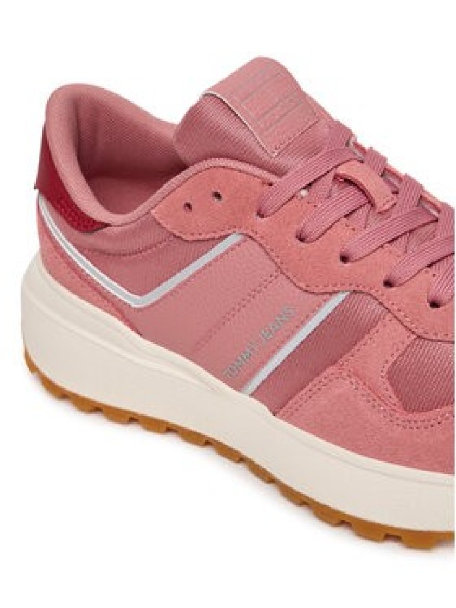 Tommy Jeans Sneakersy Tjw Cleated Runner EN0EN02788 Różowy