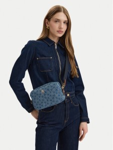 Tommy Hilfiger Torebka Popette Camera Bag Denim Flag AW0AW18610 Niebieski