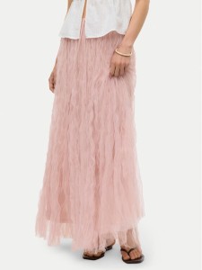 Vero Moda Spódnica tiulowa Caralia 10341582 Różowy Regular Fit