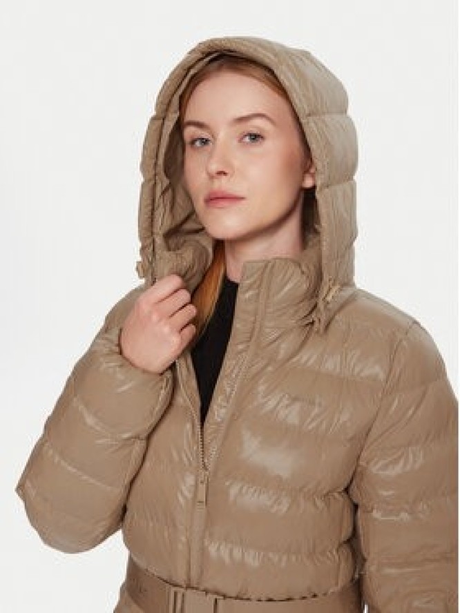 Calvin Klein Kurtka zimowa LV044D542G Beżowy Regular Fit