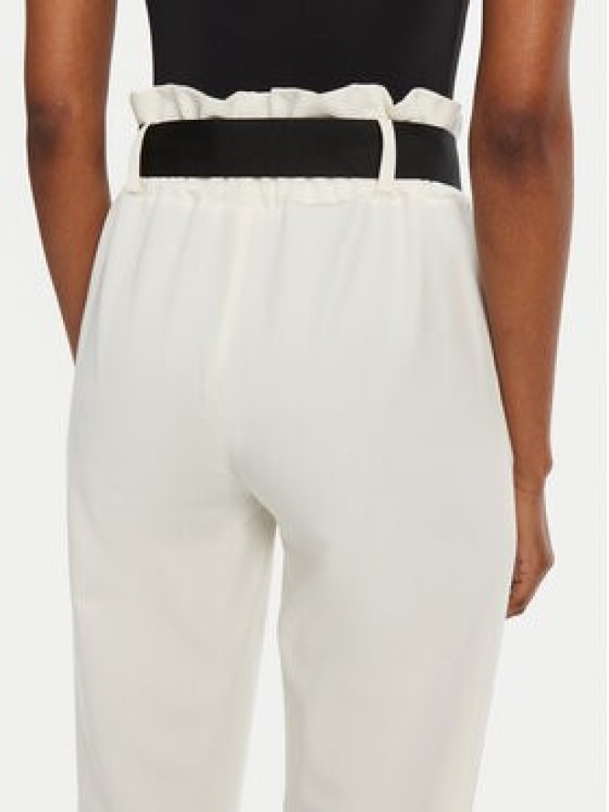 Rinascimento Spodnie materiałowe CFC0122382003 Écru Regular Fit