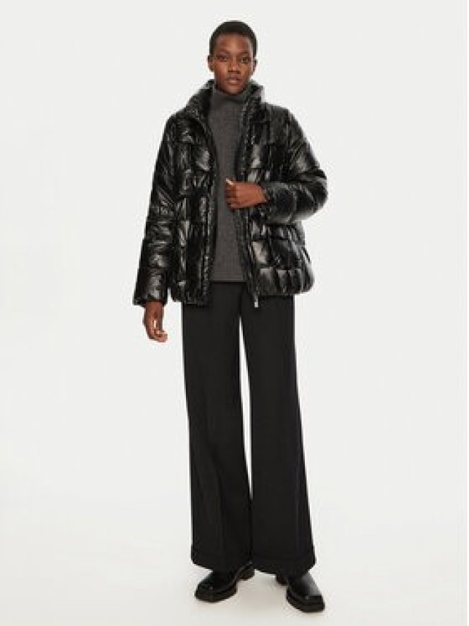 ViCOLO Kurtka zimowa TS0021 Czarny Regular Fit