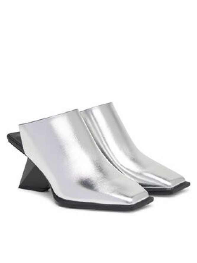 United Nude Klapki Rockit Mule III 1104214116 Srebrny