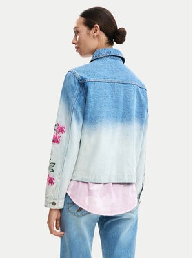 Desigual Kurtka jeansowa Dakota 26SWED16 Błękitny Regular Fit